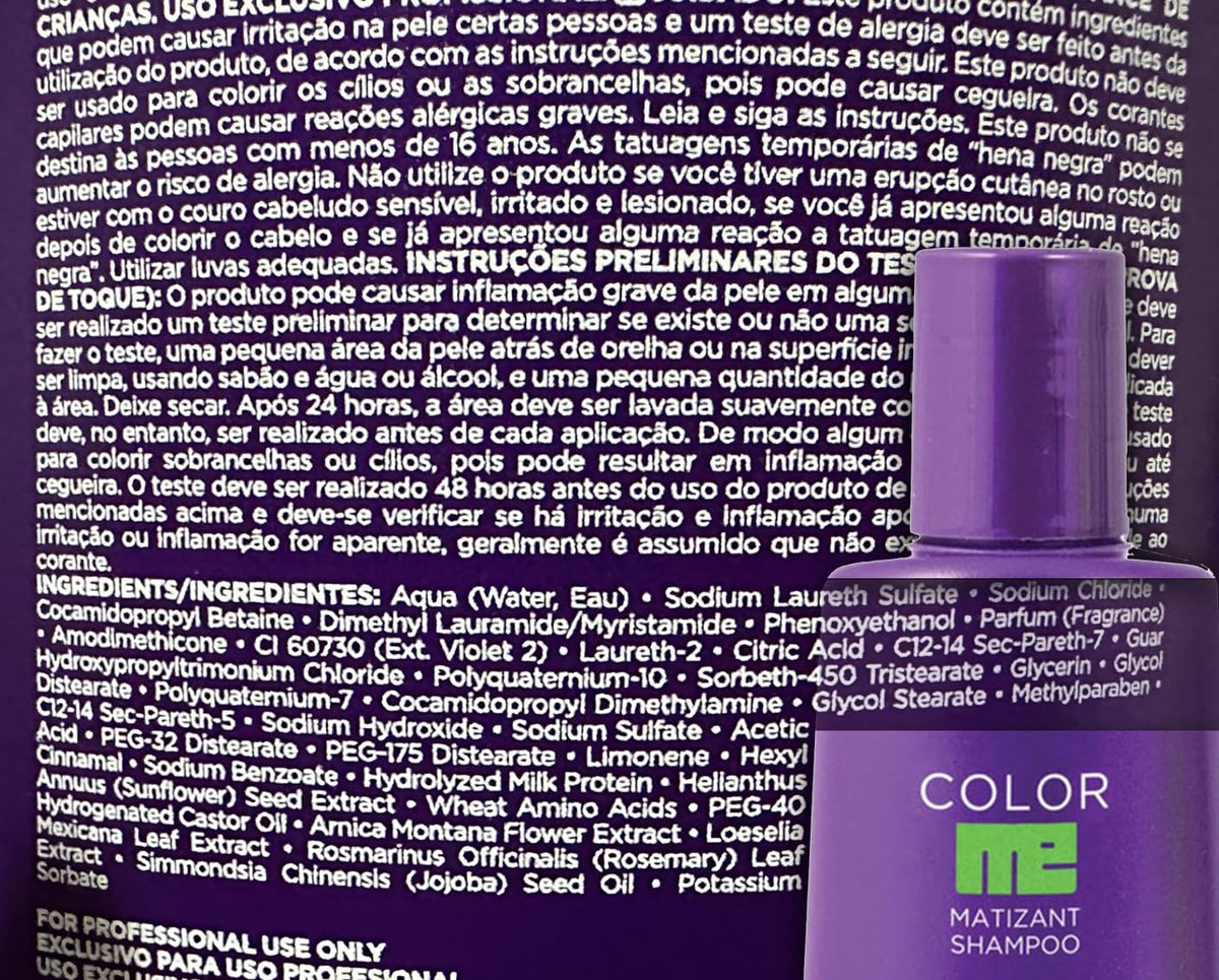 KUUL Matizant label close-up showing brand and key ingredients for hair strengthening