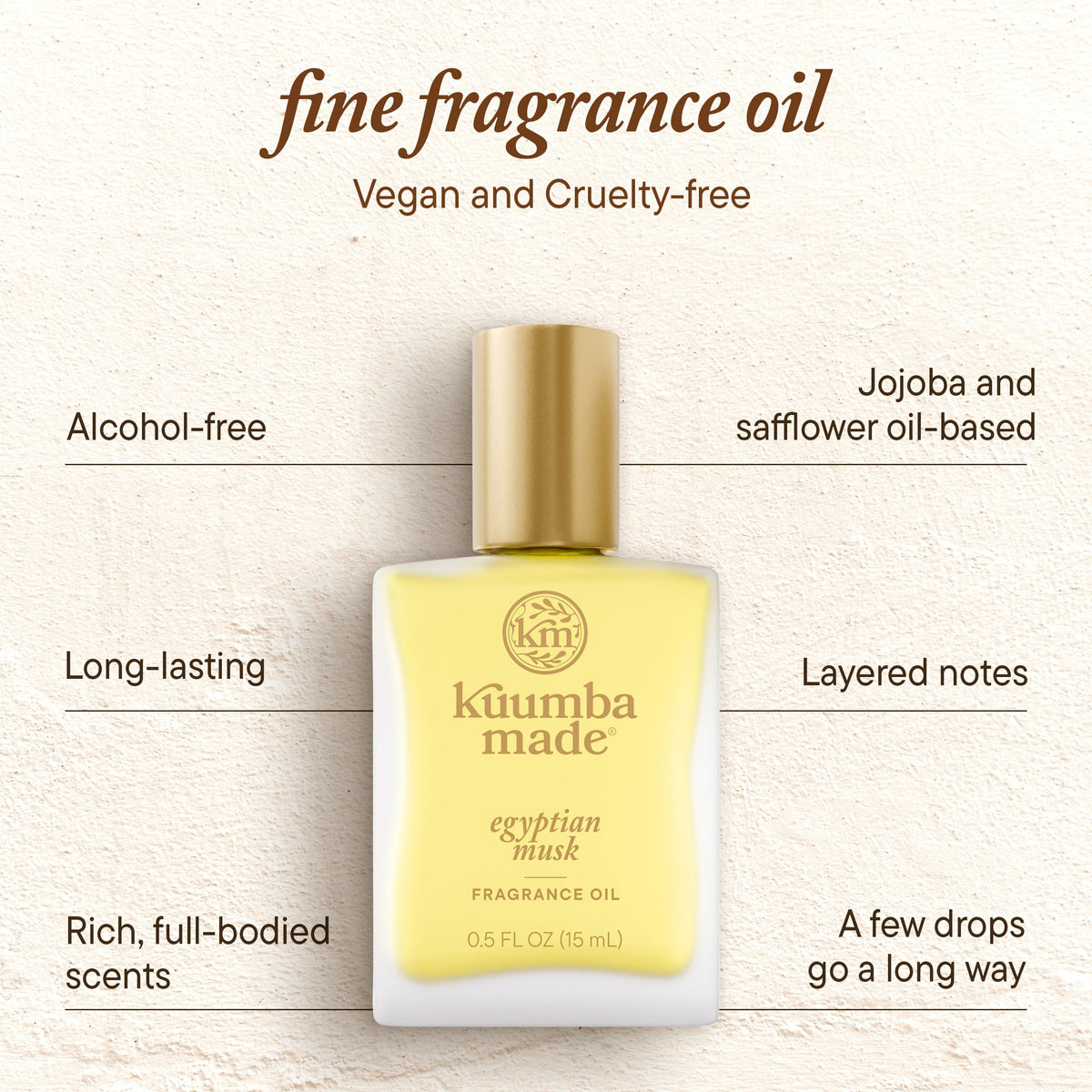 Kuumba Made label close-up showing ingredient clarity and vegan ethos