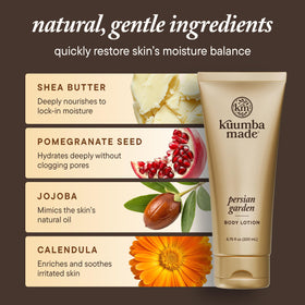 Kuumba Made label detail highlighting clean ingredient and vegan claims
