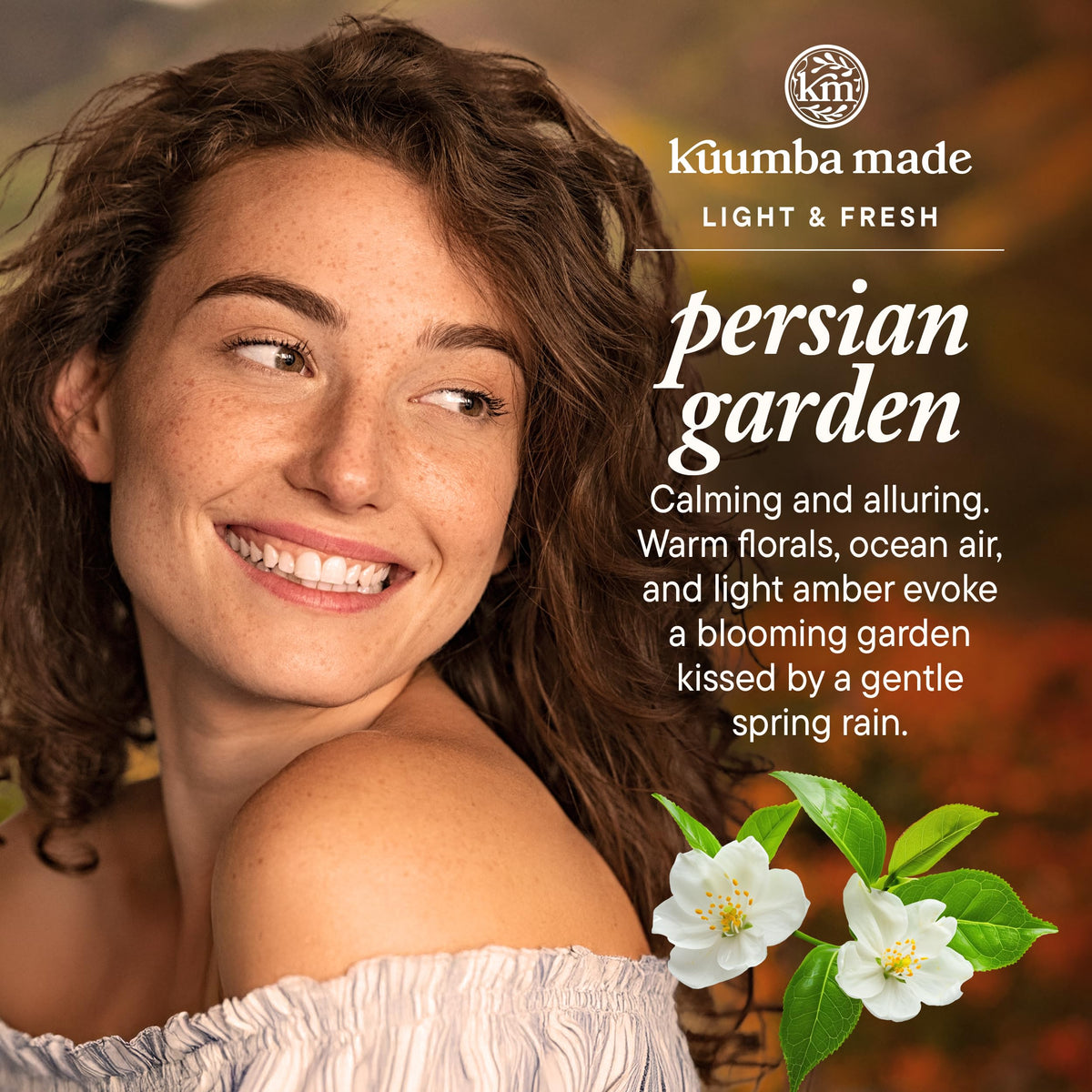 Kuumba Made texture swipe of lotion showing fast-absorbing finish
