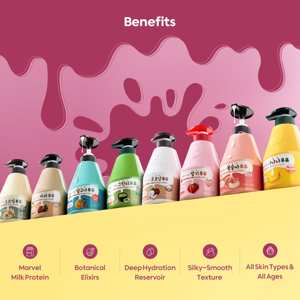 Kwailnara lotion texture on skin demonstrating lightweight absorption and smooth finish