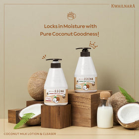 Kwailnara label and pump close-up showing clean ingredients and packaging