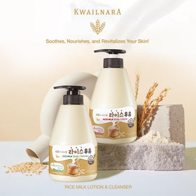Kwailnara pump and label detail highlighting ingredients and easy dispense for daily use