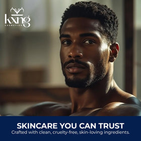 KXNG Cosmetics being massaged into hands to restore softness and hydration