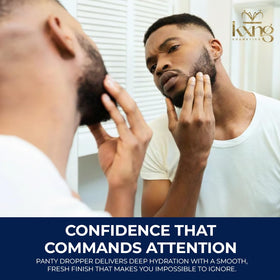 KXNG Cosmetics applied to elbow showing visible smoothing and targeted care