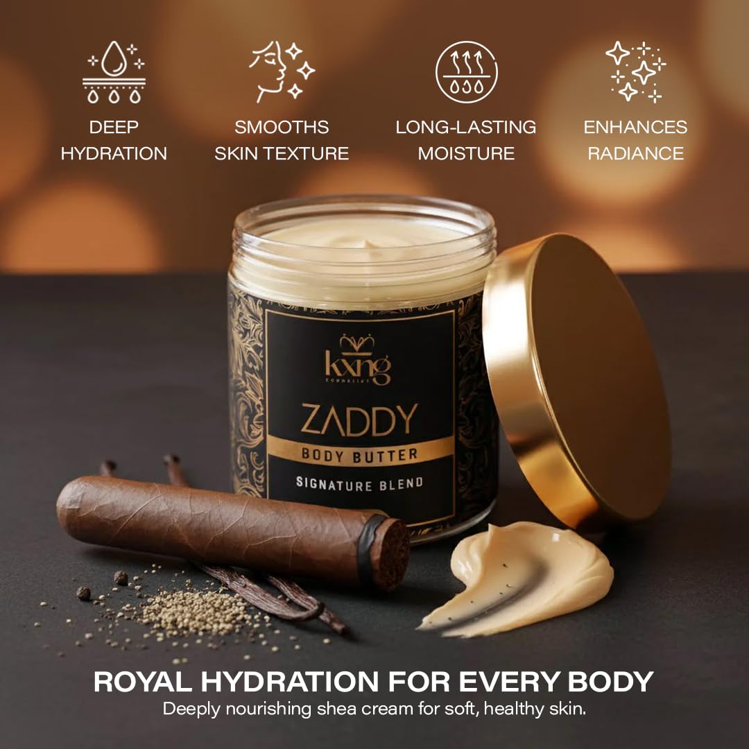 KXNG Cosmetics whipped texture close-up showing fast-absorbing moisturizing benefit