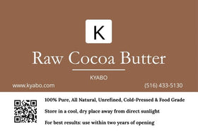 Kyabo block texture close-up showing creamy feel for smooth formulations