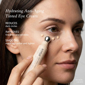 KYDA eye cream applicator tip close-up for precise application