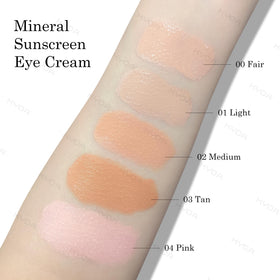 KYDA eye cream packaging and shade samples for color matching