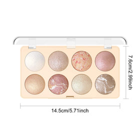KYDA palette inside makeup bag, ideal for on-the-go glow and convenience