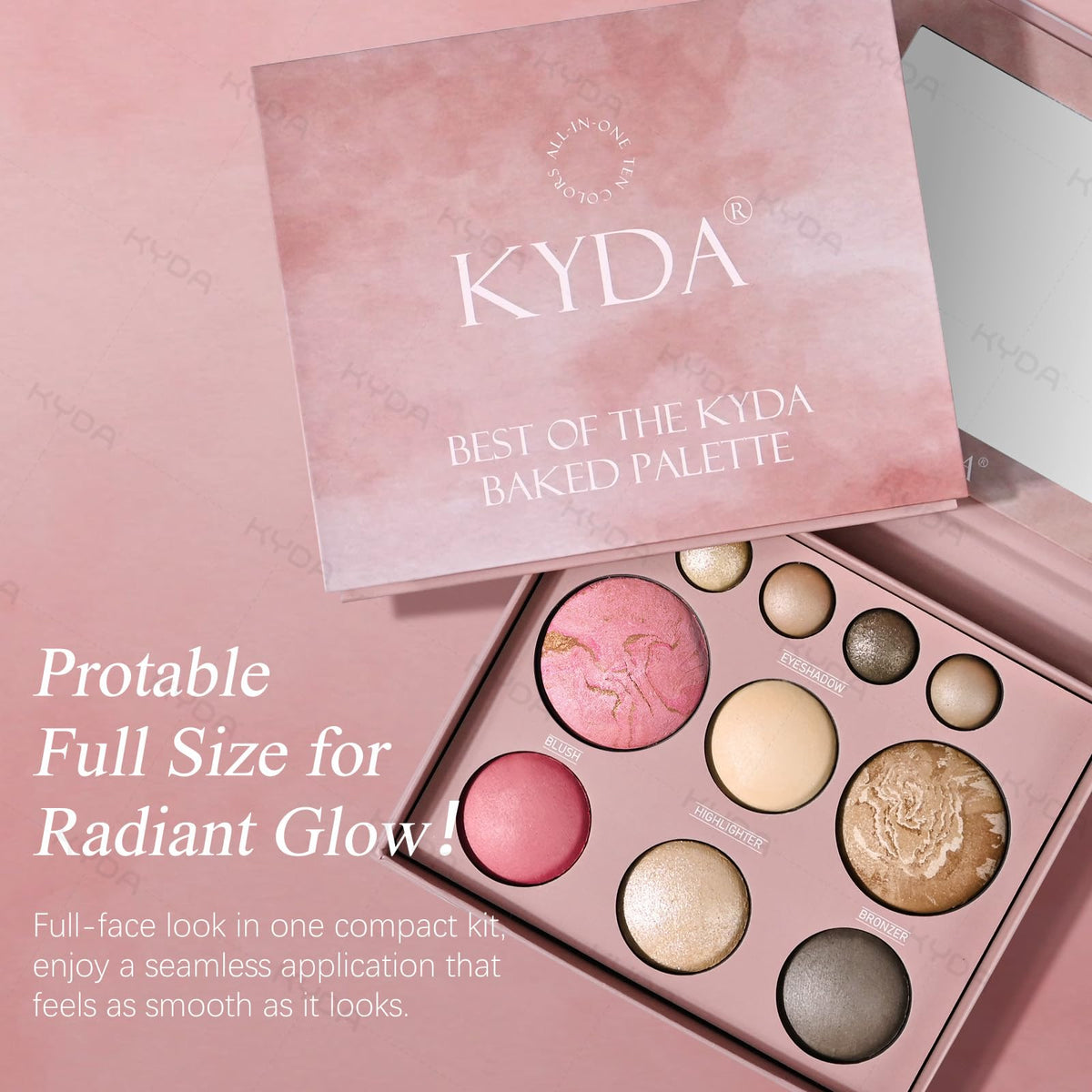 KYDA model wearing soft natural look showing flattering mature-skin benefit
