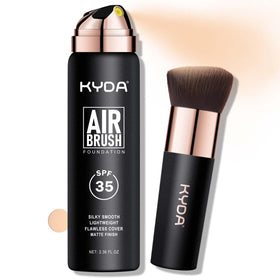 KYDA front packaging showing bottle and clear label, highlights portable design