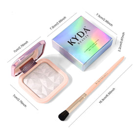KYDA travel size comparison showing compact scale and handbag-friendly benefit