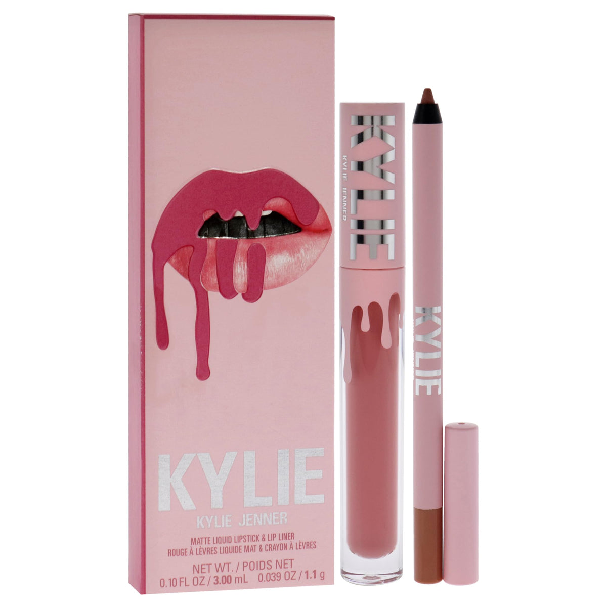 KYLIE application on model demonstrating precise liner and long-lasting matte look