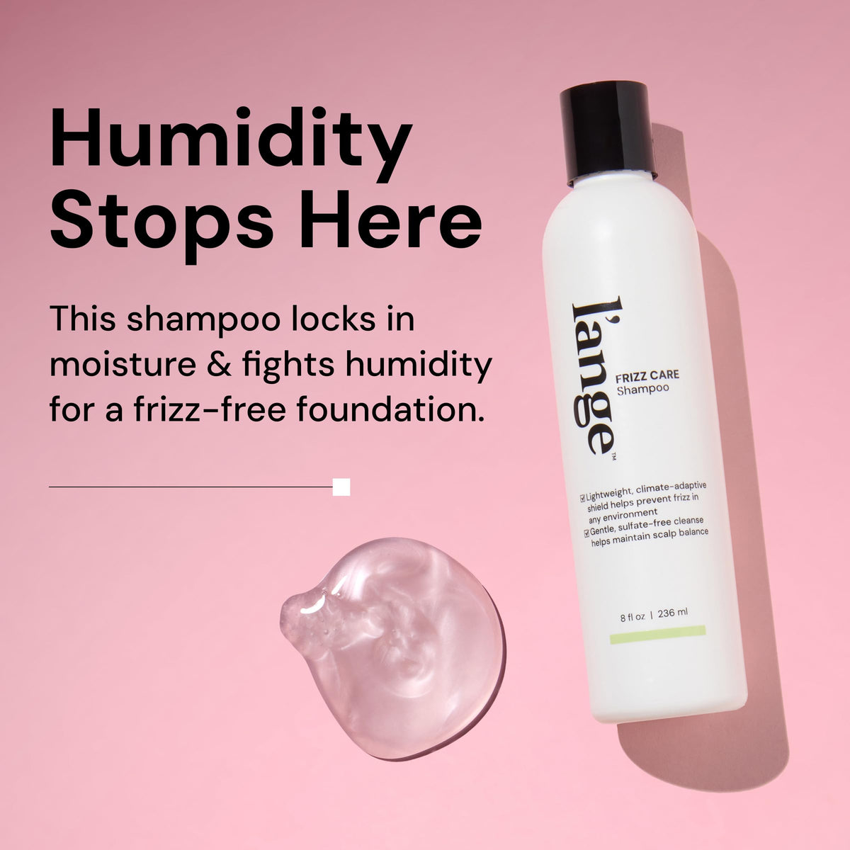 l'ange hair back label close-up displaying ingredients and usage directions