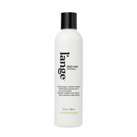 l'ange hair front bottle showing sleek packaging and clear frizz-control benefit