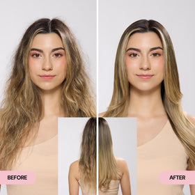 l'ange hair bottle in shower scene demonstrating gentle cleansing in-use