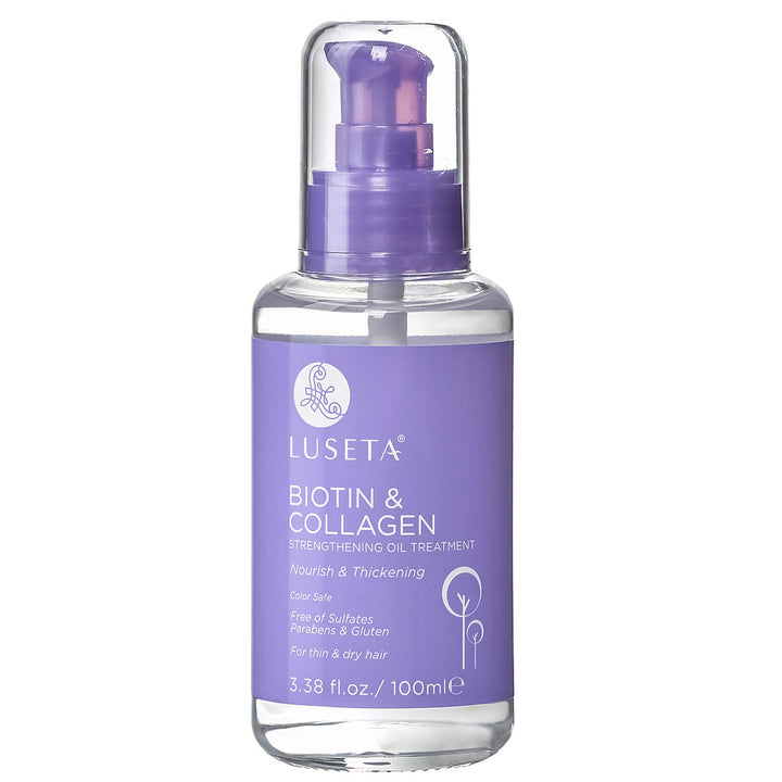 L LUSETA front bottle showing label and benefits