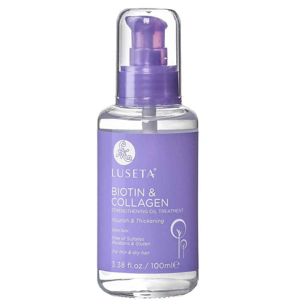 L LUSETA front bottle showing label and benefits
