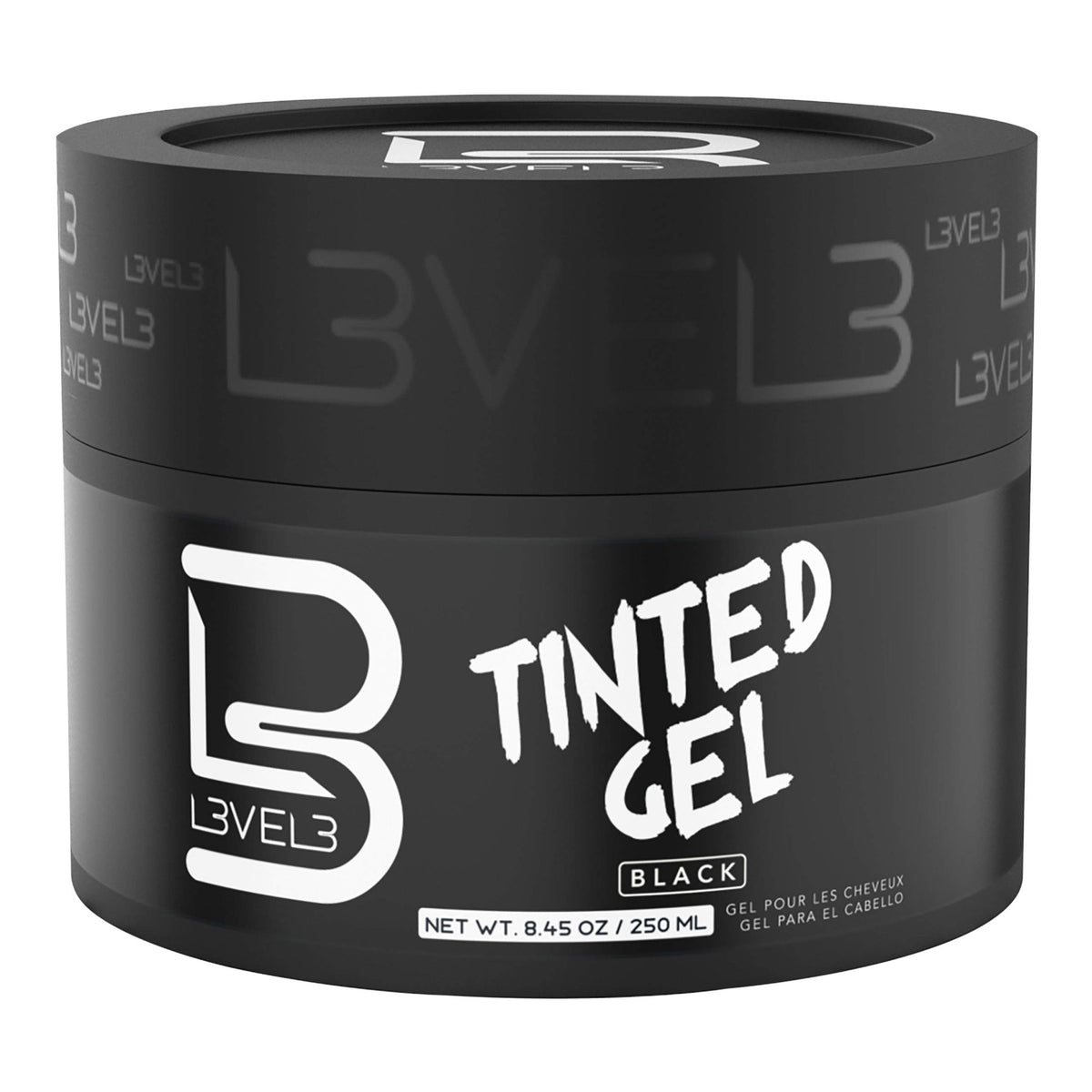 L3 black gel front packaging shows product and clear labeling for quick purchase