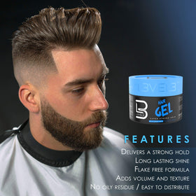 L3 before and after hair photos showing added volume and defined texture