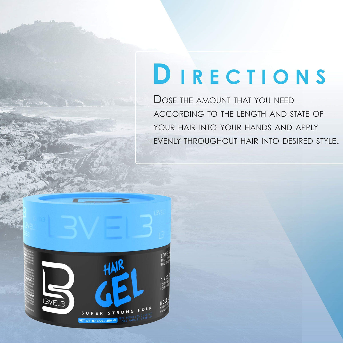L3 label close-up highlighting ingredients and directions for informed use