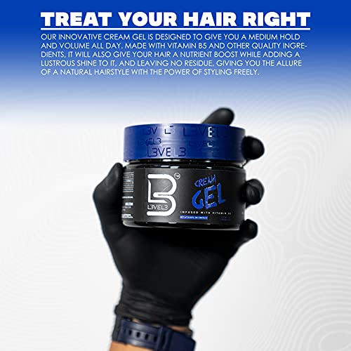 L3 cream-gel texture close-up showing smooth, non-flaky finish benefit