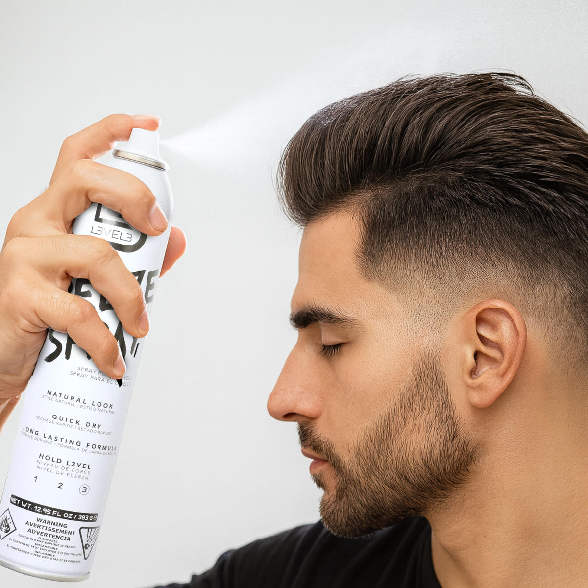L3 back label with ingredients and usage directions benefit