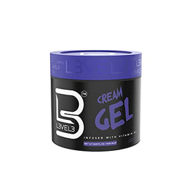 L3 label close-up highlighting vitamins and flake-free formula benefit