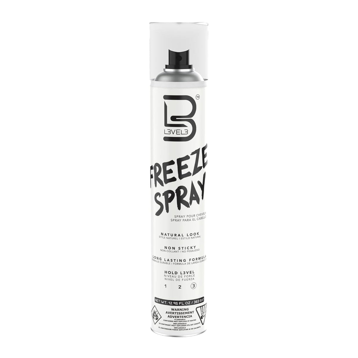L3 front bottle showing product and benefits