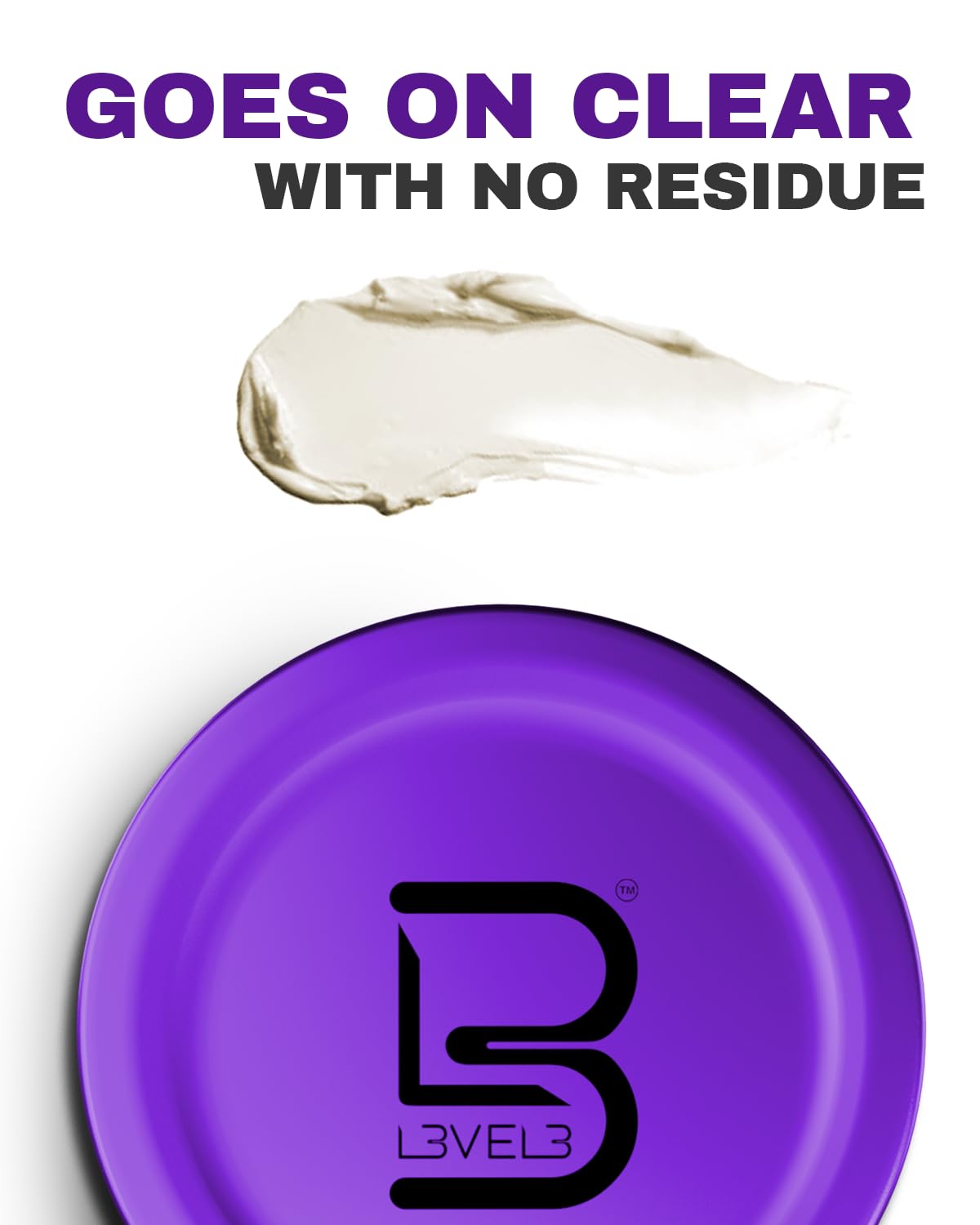 L3 paste texture close-up revealing creamy matte clay and workable formula