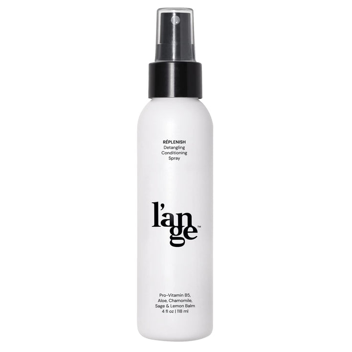 L'ANGE HAIR front packaging showing bottle and label, highlights lightweight benefit