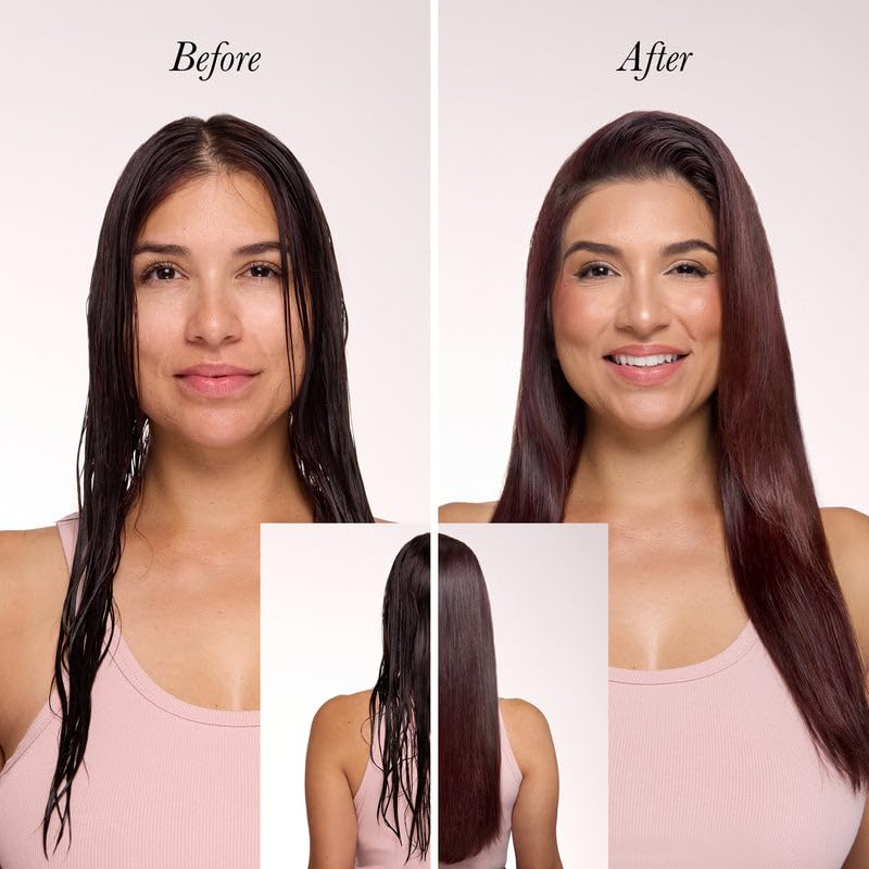 L'ANGE HAIR texture close-up with botanicals, shows conditioning ingredients for softness