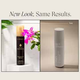 L’ANZA spray nozzle detail demonstrating smooth mist for even root lift benefit