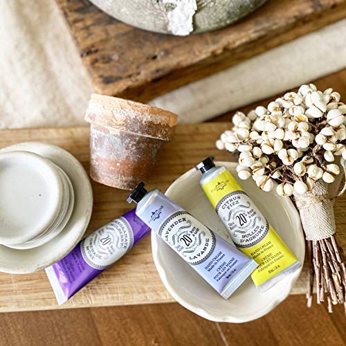 La Chatelaine ingredients display of shea butter argan oil vitamin E for nourishment