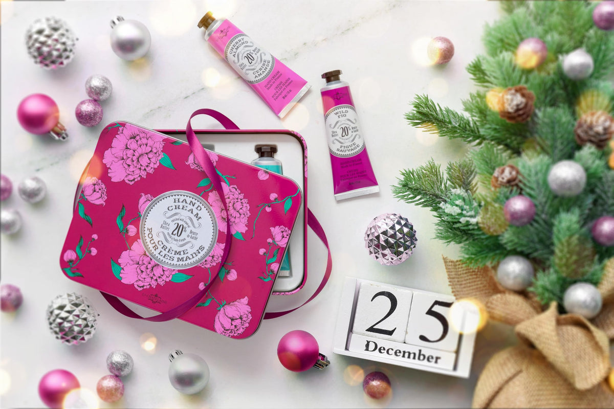 La Chatelaine wild fig tin open highlighting smooth non-greasy finish