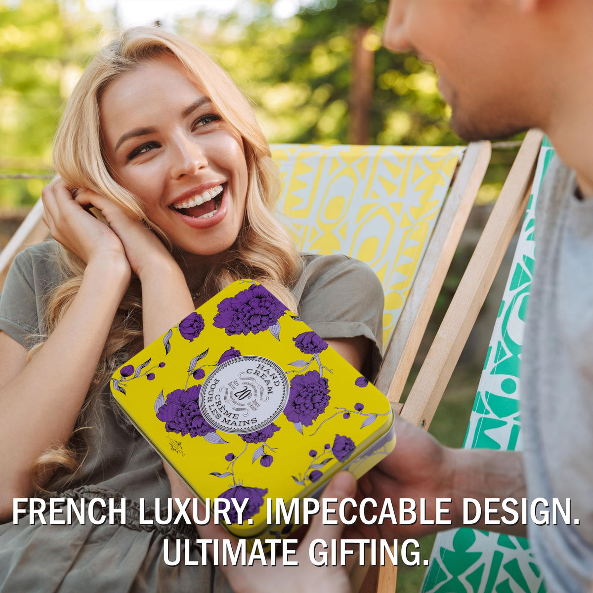 La Chatelaine travel bag lifestyle scene showing easy handbag portability and use