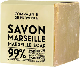 La Compagnie de Provence front packaging showing authentic French soap benefits