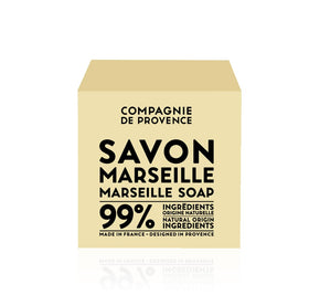La Compagnie de Provence soap texture close-up highlighting creamy lather