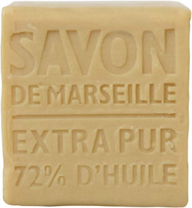 La Compagnie de Provence soap cube on bathroom shelf showing tidy storage benefit