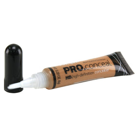 L.A. Girl creamy concealer swatch showing blendable texture and coverage benefit