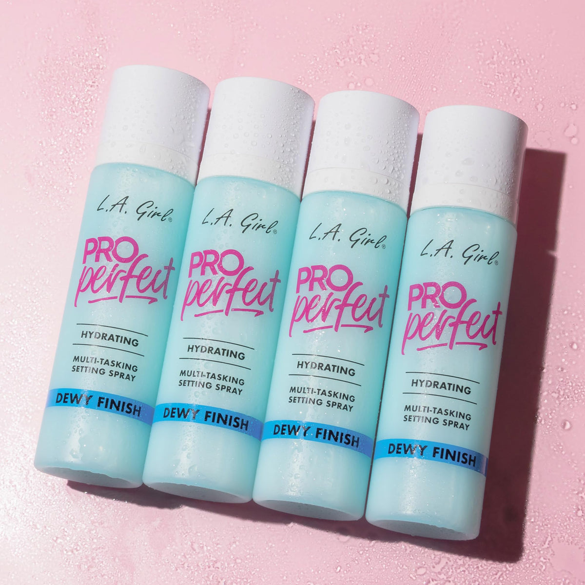 L.A. Girl label detail showing birch sap and alcohol-free claims, communicates clean formulation
