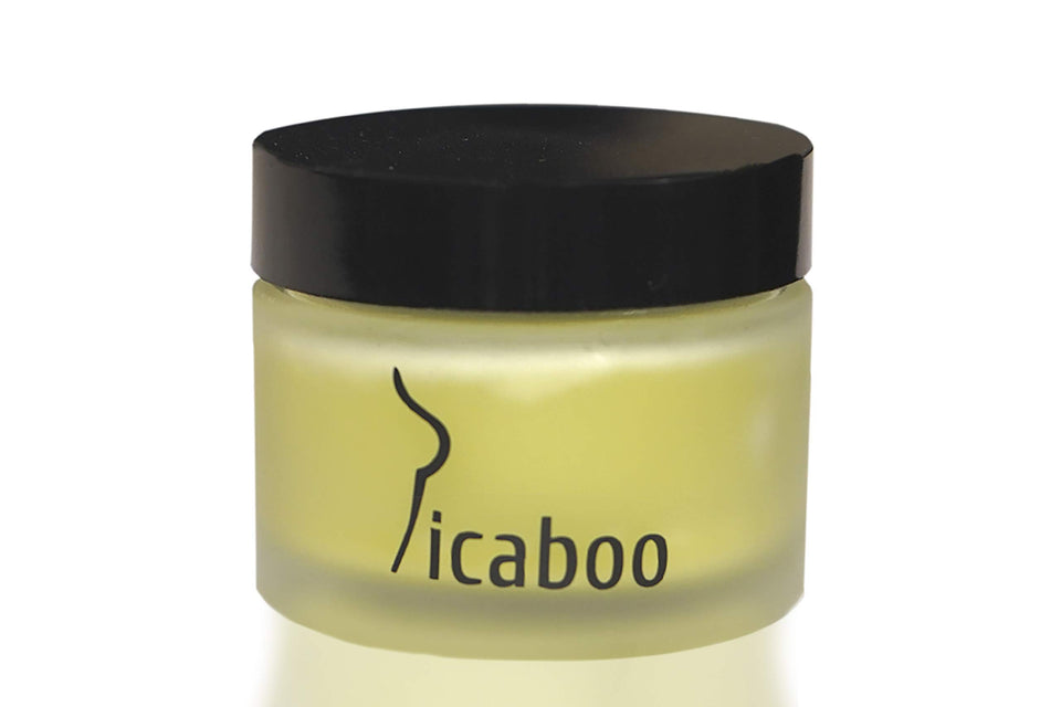 La Parea Wellness front packaging showing the Picaboo balm and calming benefit