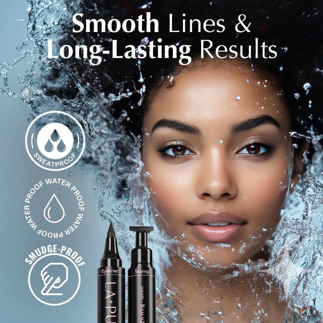 LA PURE fine tip liquid liner closeup for precise lining