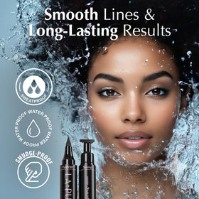 LA PURE fine tip liquid liner closeup for precise lining