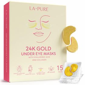 LA PURE front packaging showing 15 pairs, communicates luxury and clear benefit