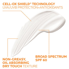 La Roche-Posay sunscreen being applied to face for matte, non-greasy finish