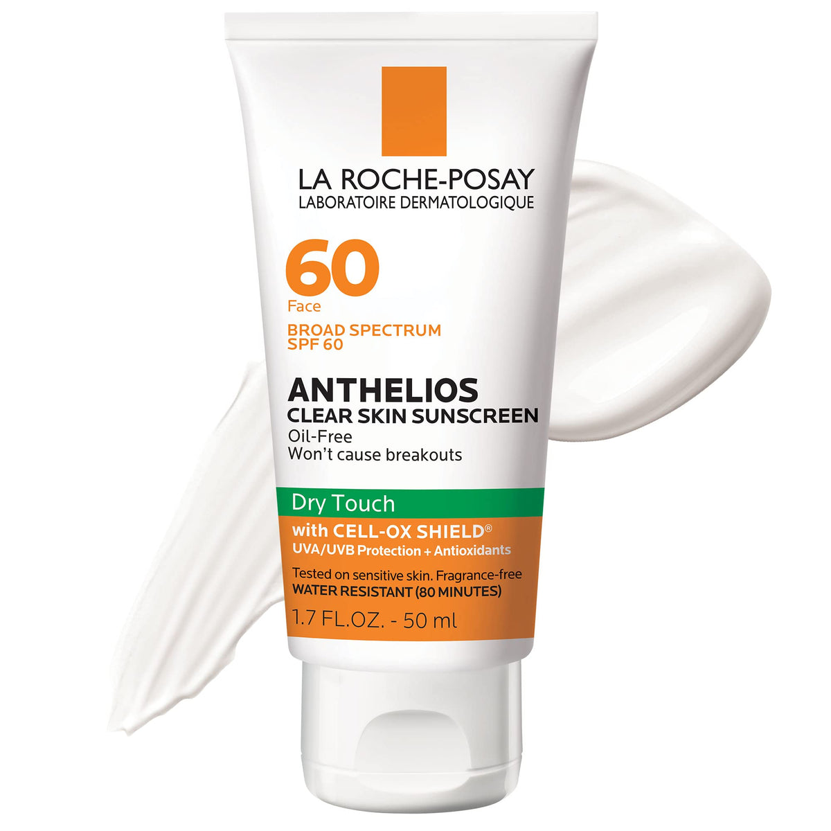 La Roche-Posay Anthelios front packaging showing SPF 60 and matte claim