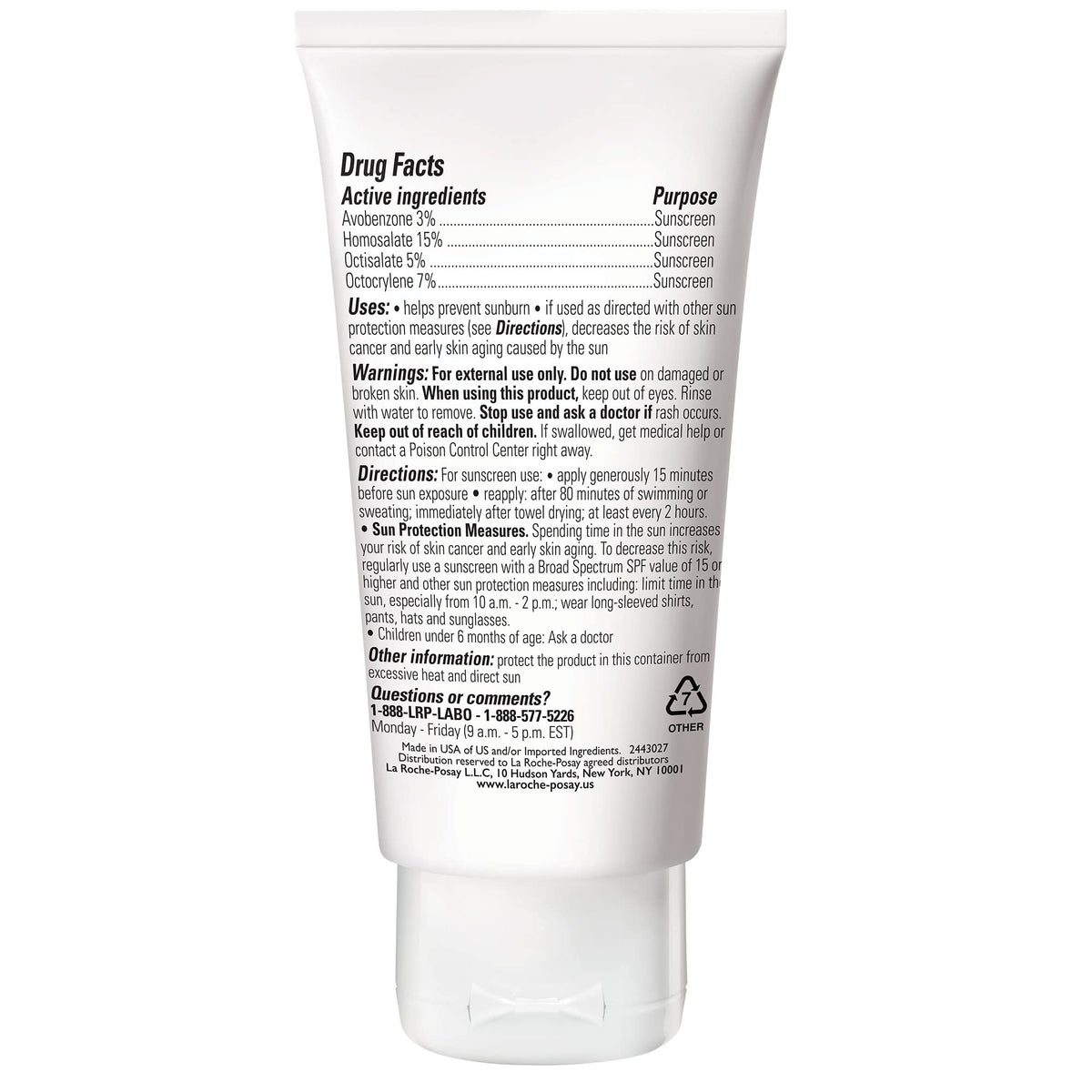 La Roche-Posay sunscreen used outdoors offering high SPF protection on skin