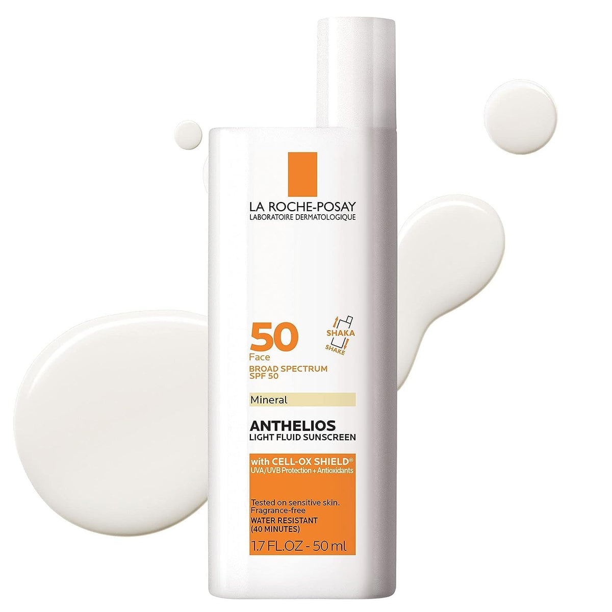 La Roche-Posay front packaging showing SPF 50 protection and brand clarity